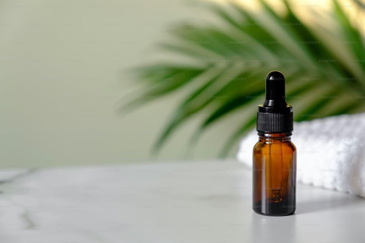Premium CBD oil bottles and tinctures